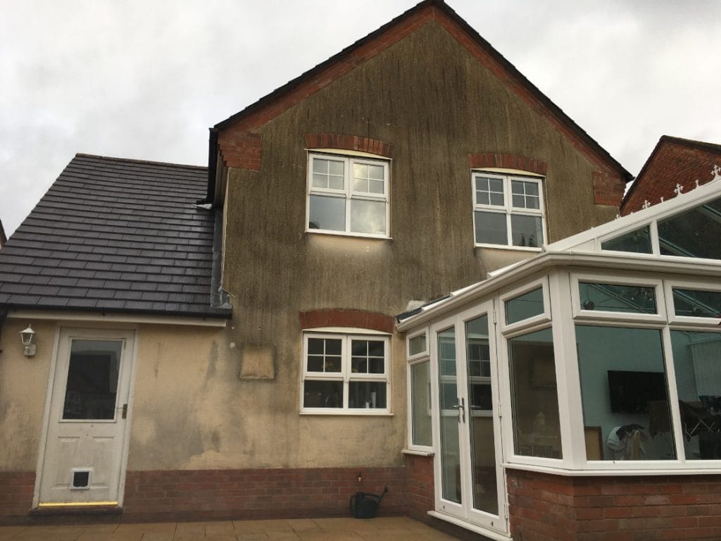 Property before render cleaning